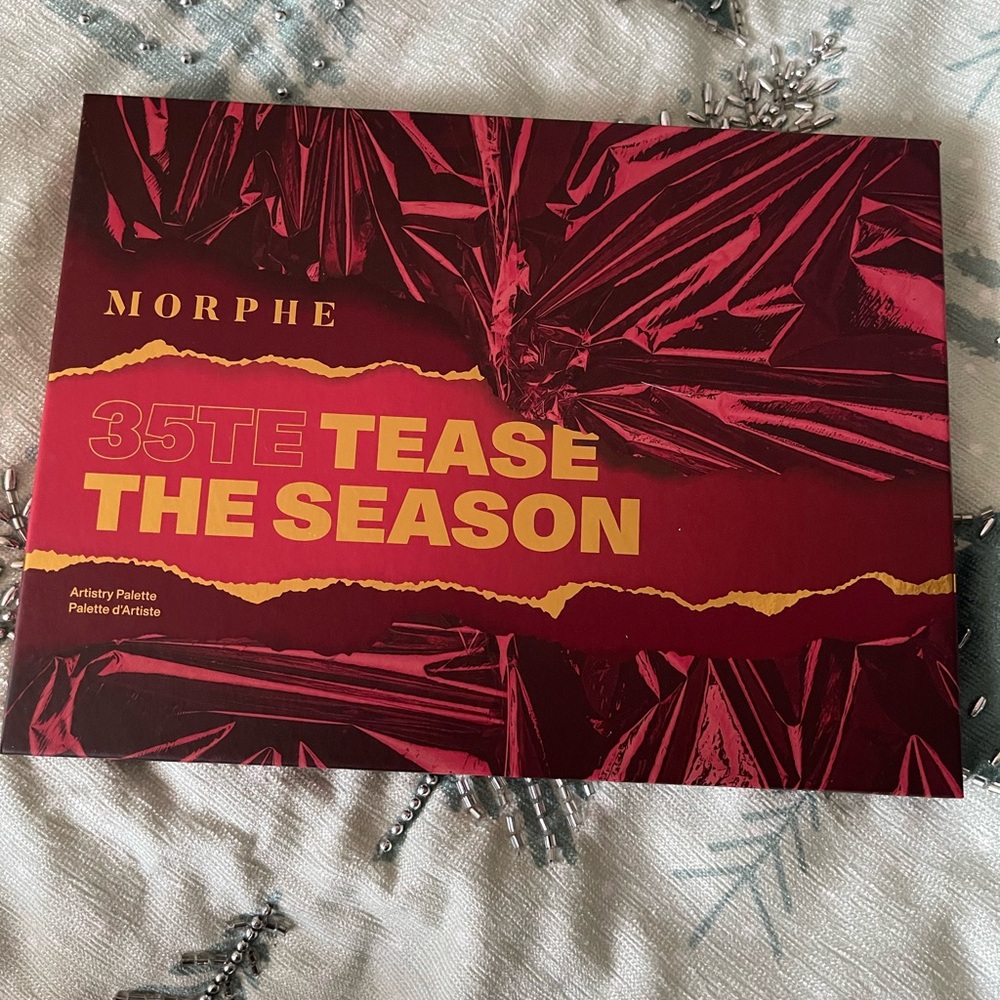 Morphe 35TE Tease the Season Palette - Red and Gold limited edition Sold out OL